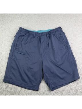 Birddogs Shorts Men's Size XXL Long Blue Zip Pockets Lined Active 2XL